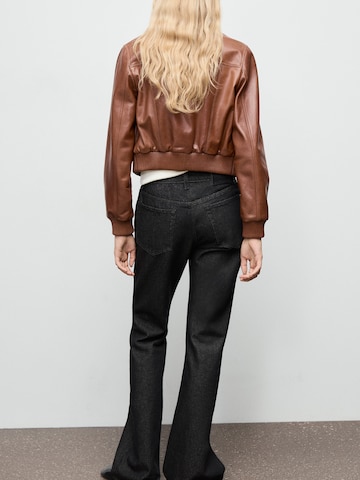 MANGO Wide leg Jeans 'SELENA' in Zwart