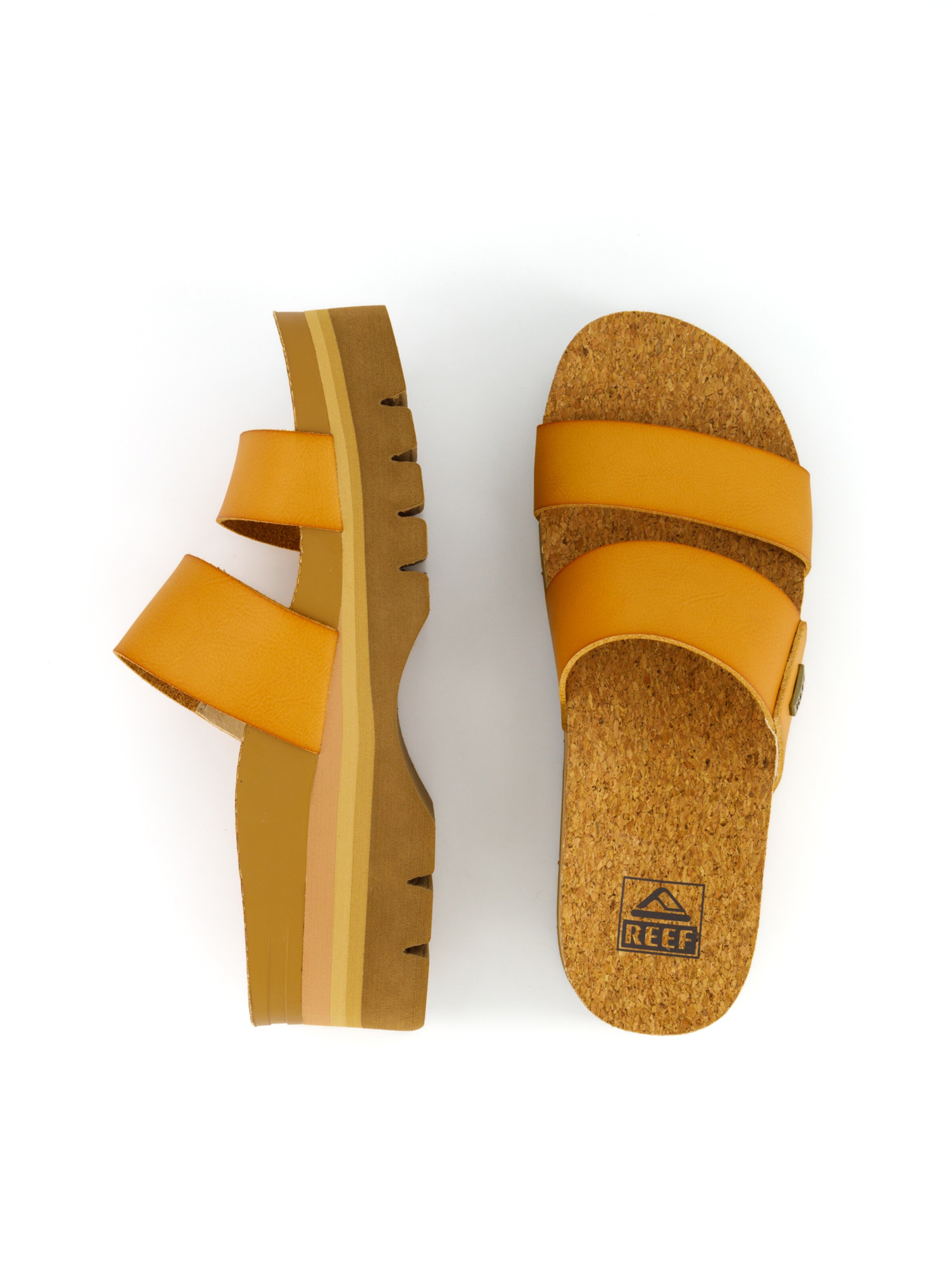 REEF Sandale 'Cushion Vista Higher' in Beige