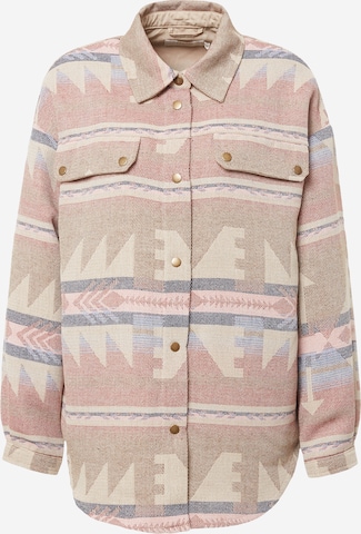 Cream Between-season jacket 'Alexis' in Mixed colours: front