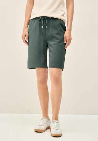 CECIL Loosefit Shorts in Grün: Vorderseite