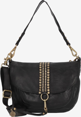 Campomaggi Shoulder Bag in Black: front