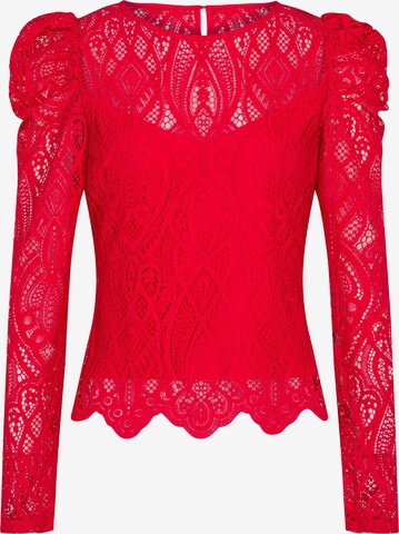 Morgan Blouse in Roze: voorkant