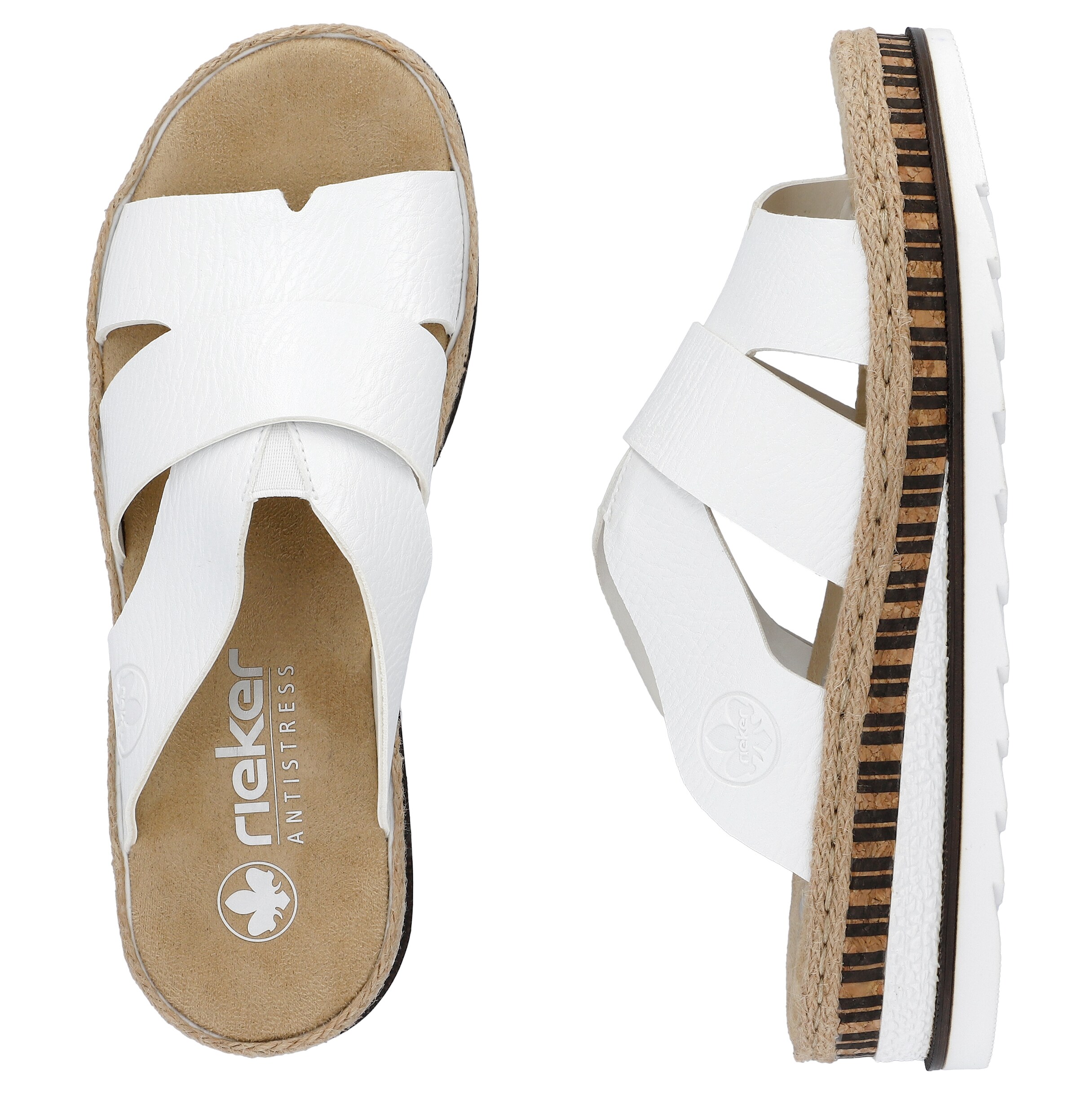 Rieker Šľapky 'V7989' - Biela