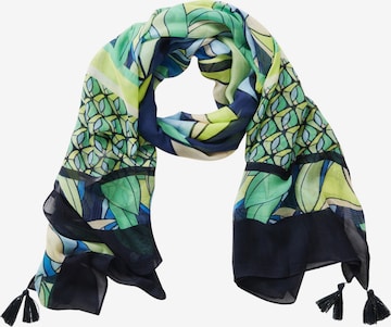 Betty Barclay Scarf in Green: front