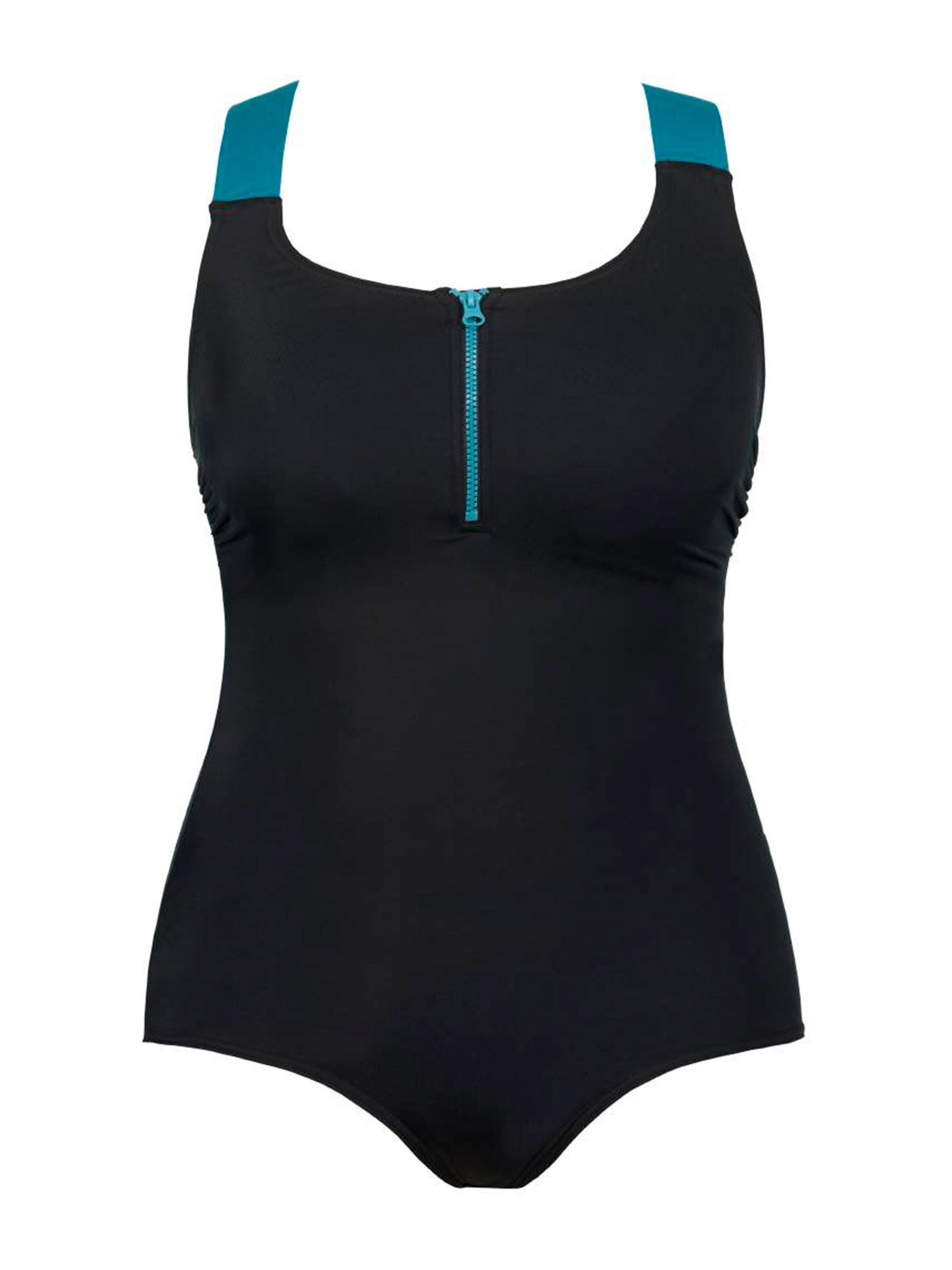Frauen Bademode Ulla Popken Badeanzug in Schwarz - MC21084 Frauen Bademode Ulla Popken Badeanzug in Schwarz - MC21084