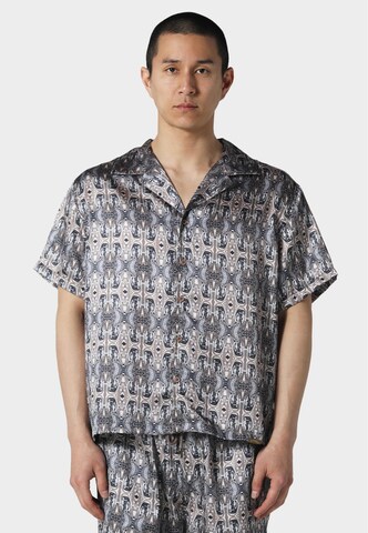 Fit confort Chemise 'COCKPIT CUBAN' Pas De Monaco en gris : devant