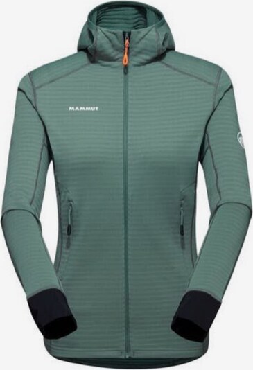 MAMMUT Athletic Fleece Jacket ' Taiss Light ML ' in Green / Black, Item view