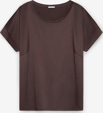 T-shirt Fiorella Rubino en marron : devant