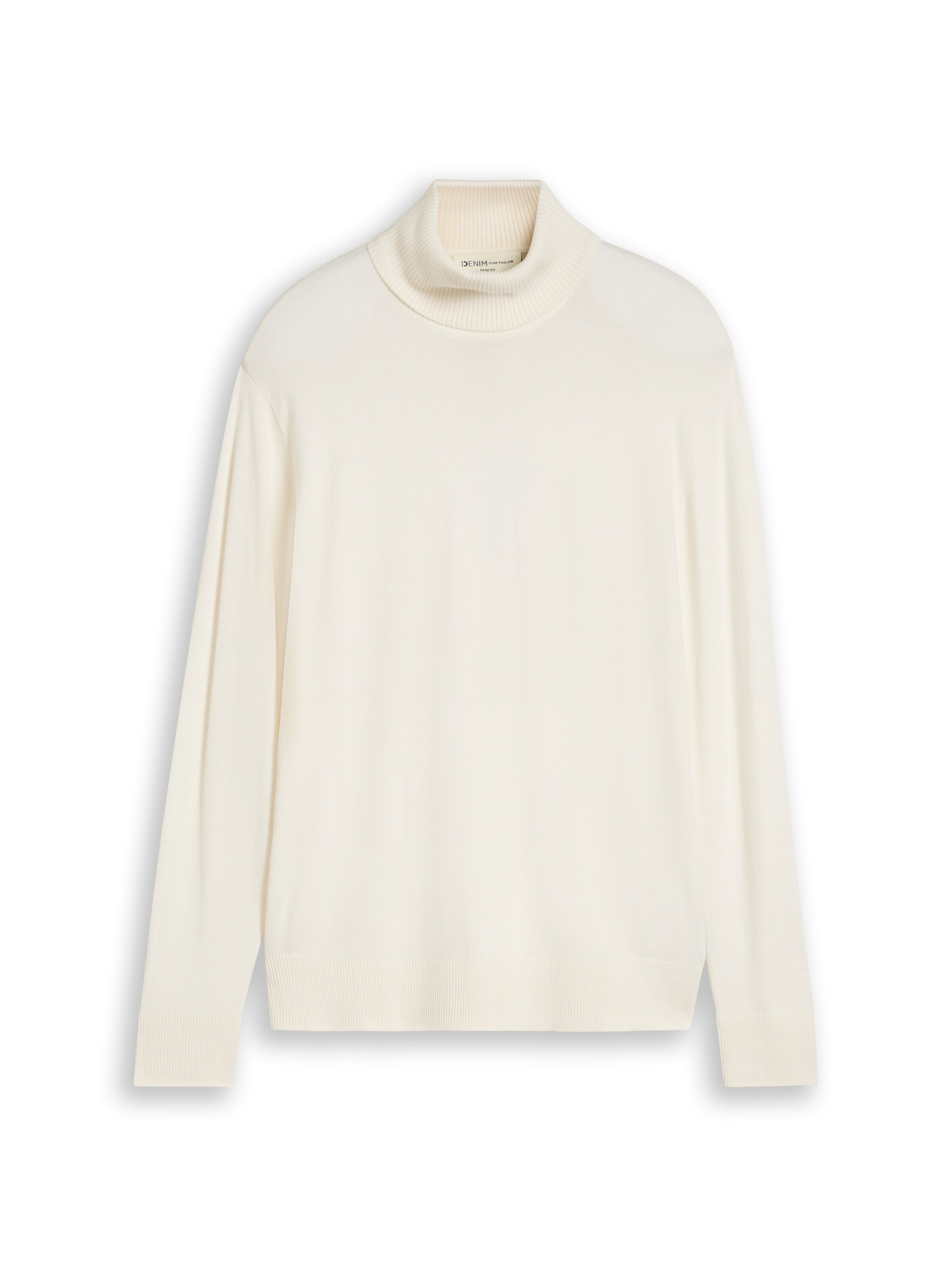 TOM TAILOR DENIM Pullover in S in weiß, Produktansicht