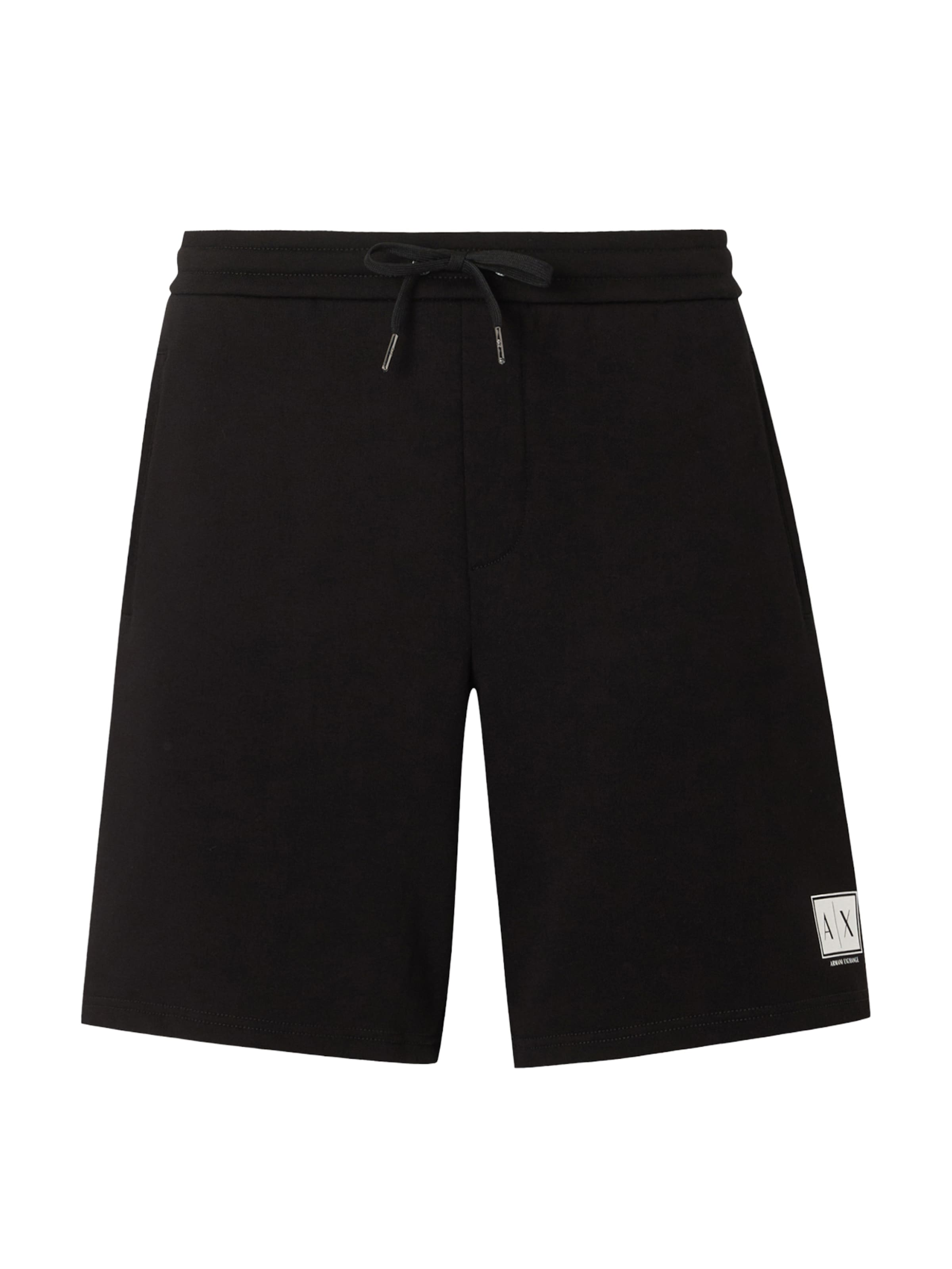 ARMANI EXCHANGE Loosefit Byxa i svart: framsida