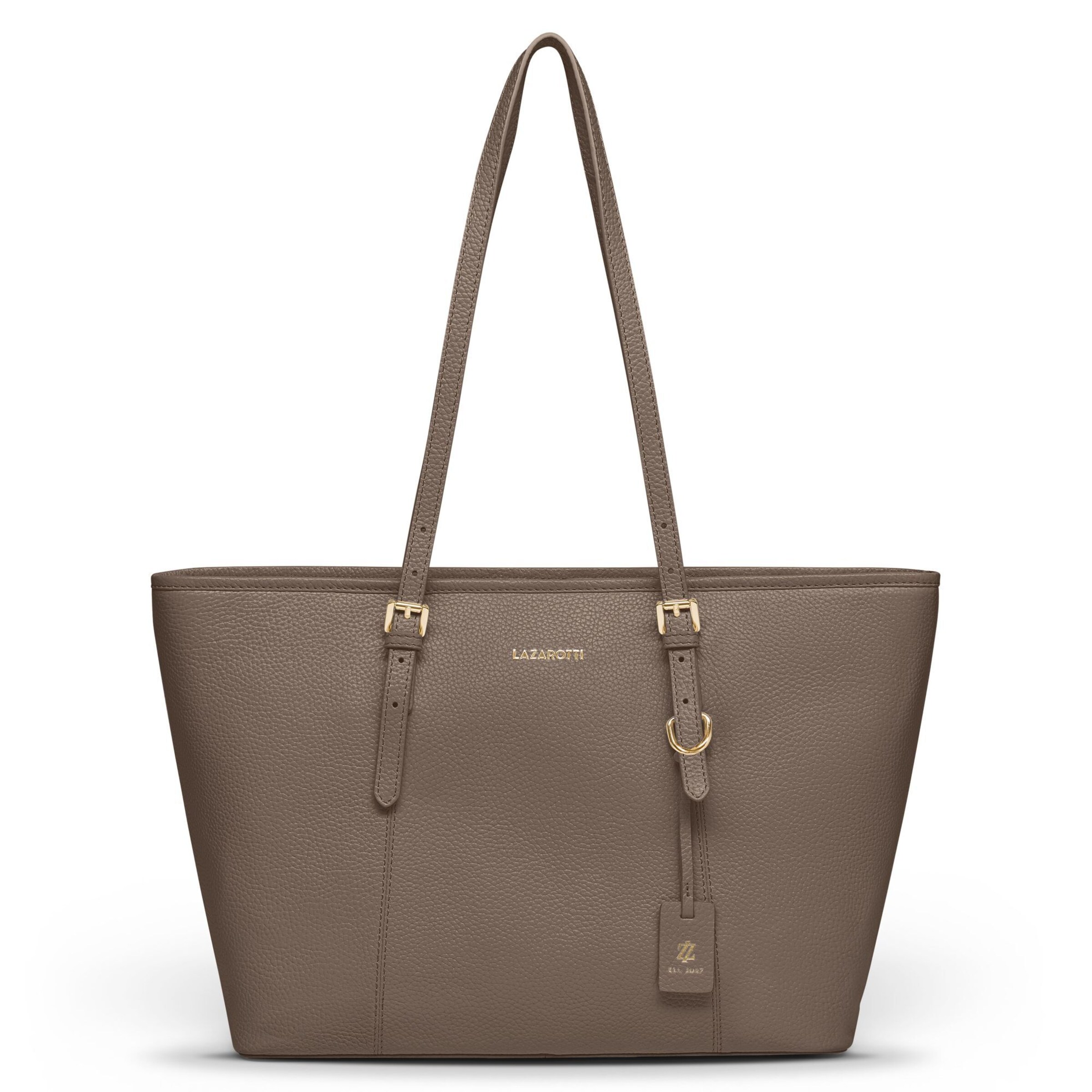 Shopper 'Bologna' di Lazarotti in grigio: frontale