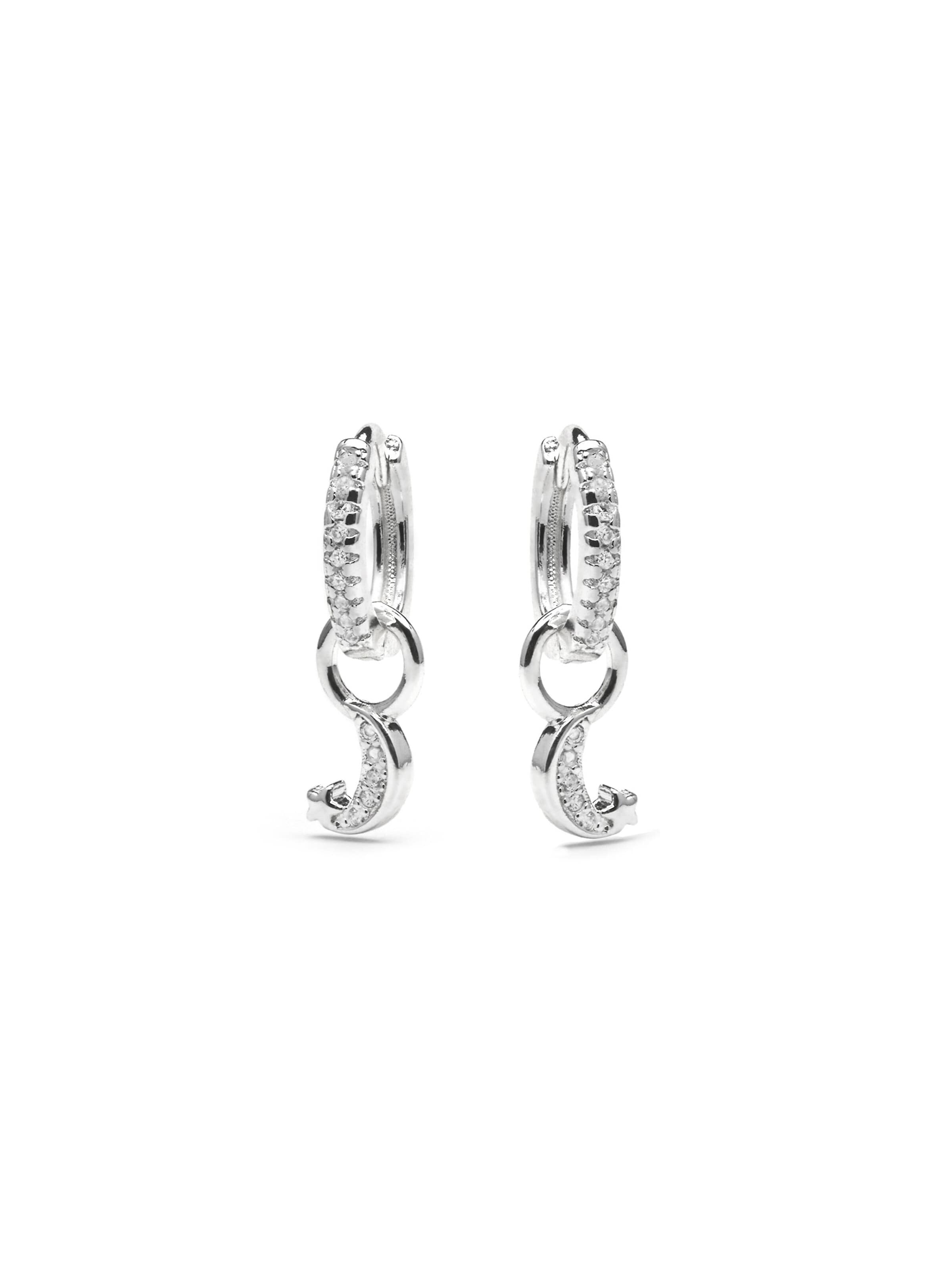 Luxenter Ohrringe 'Lingma'‌‌‌ in Silber: Vorderseite