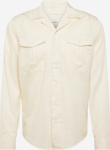 Redefined Rebel Regular Fit Skjorte 'Michael' i hvit: forside