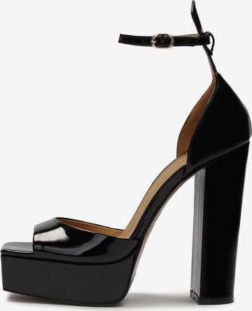 Kazar Studio Strap Sandals in Black: front