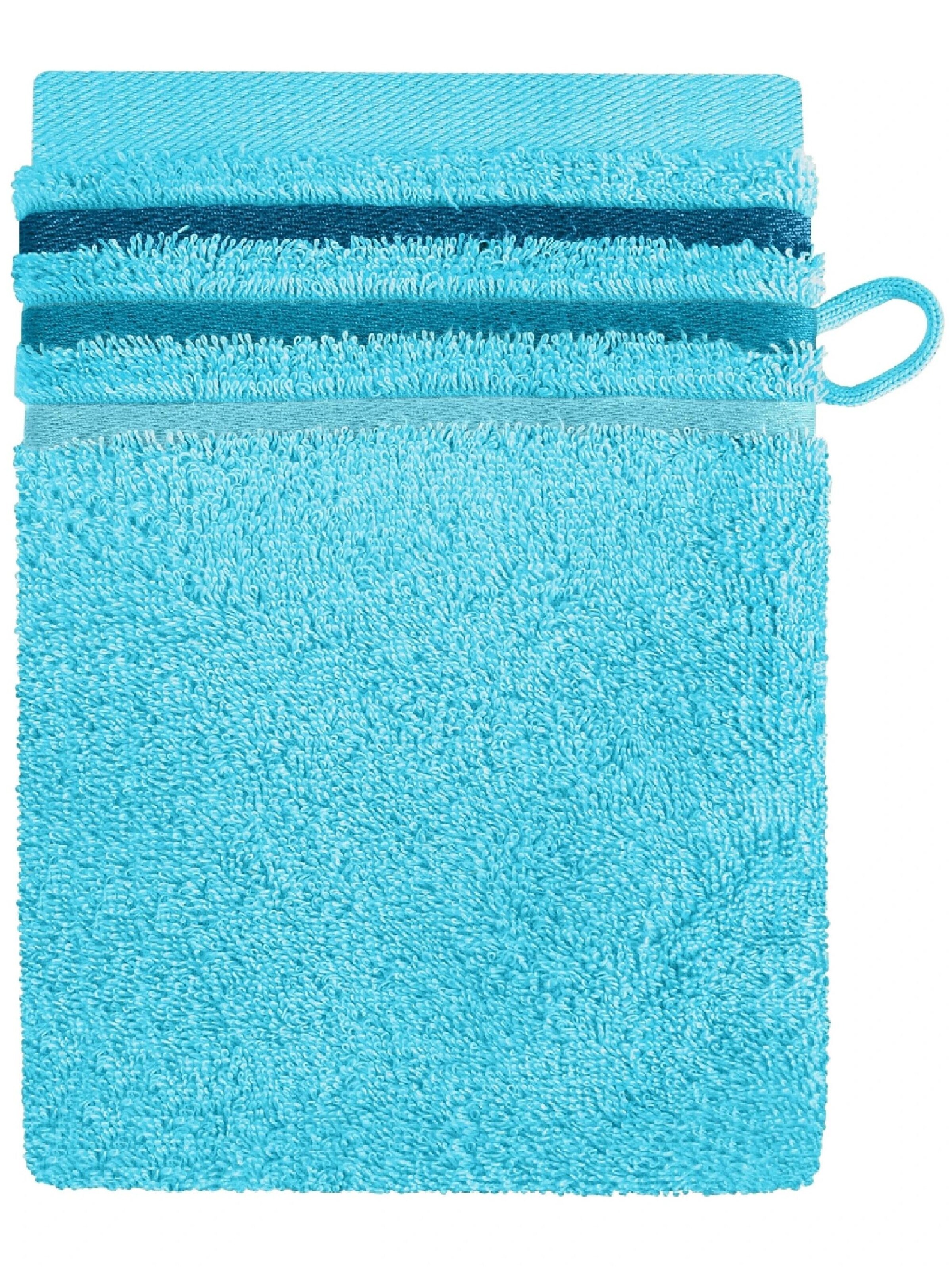 SCHIESSER Handtuch 'Skyline Color' in Blau