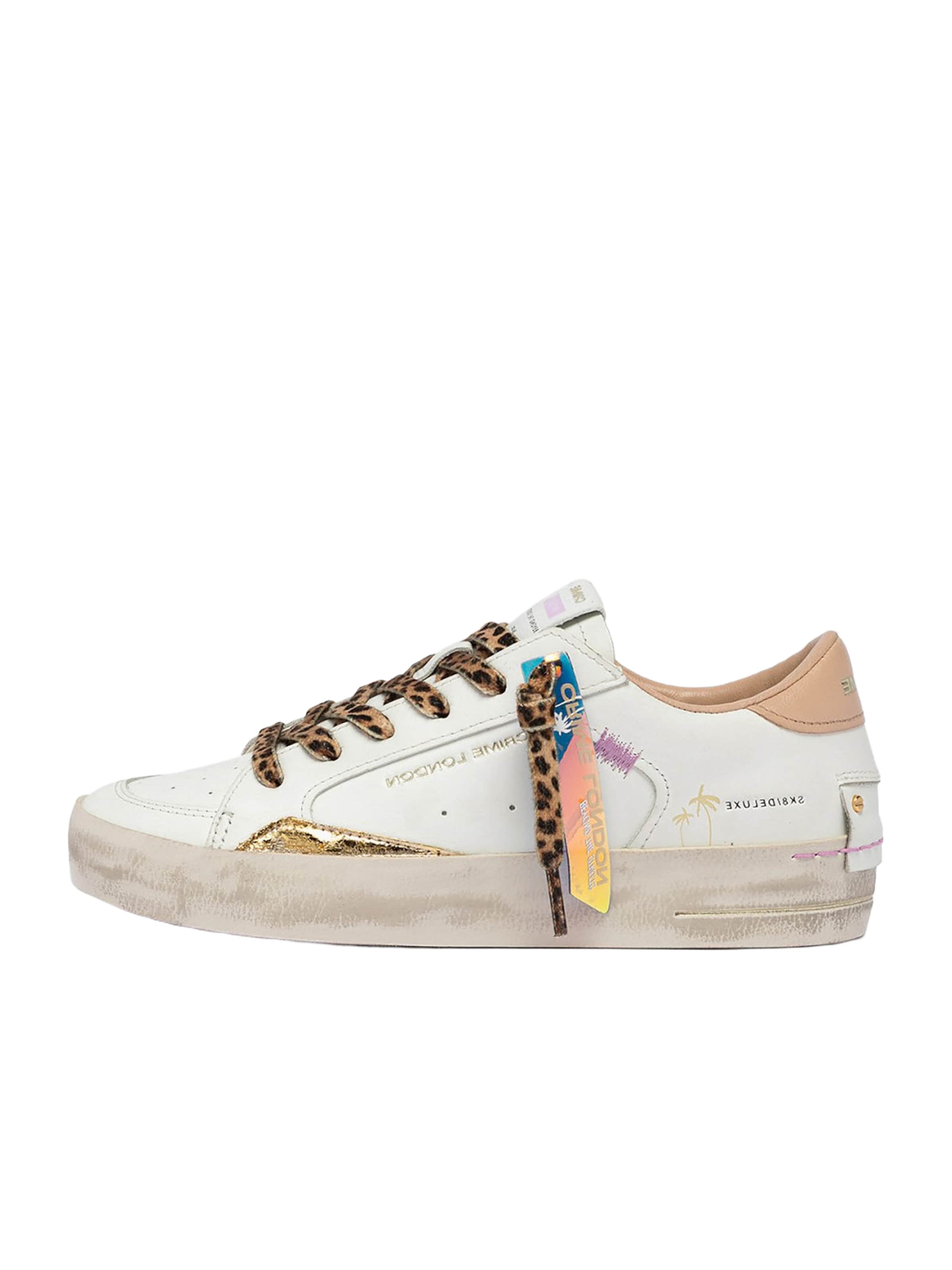 Crime London - Sapatilhas baixas em branco: frente
