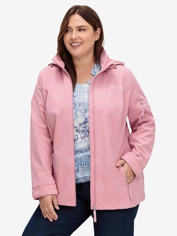 SHEEGO Performance Jacket in Pink: front