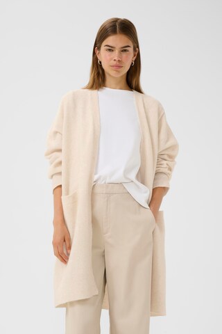InWear Strickjacke 'Guni' in Weiß: Vorderseite