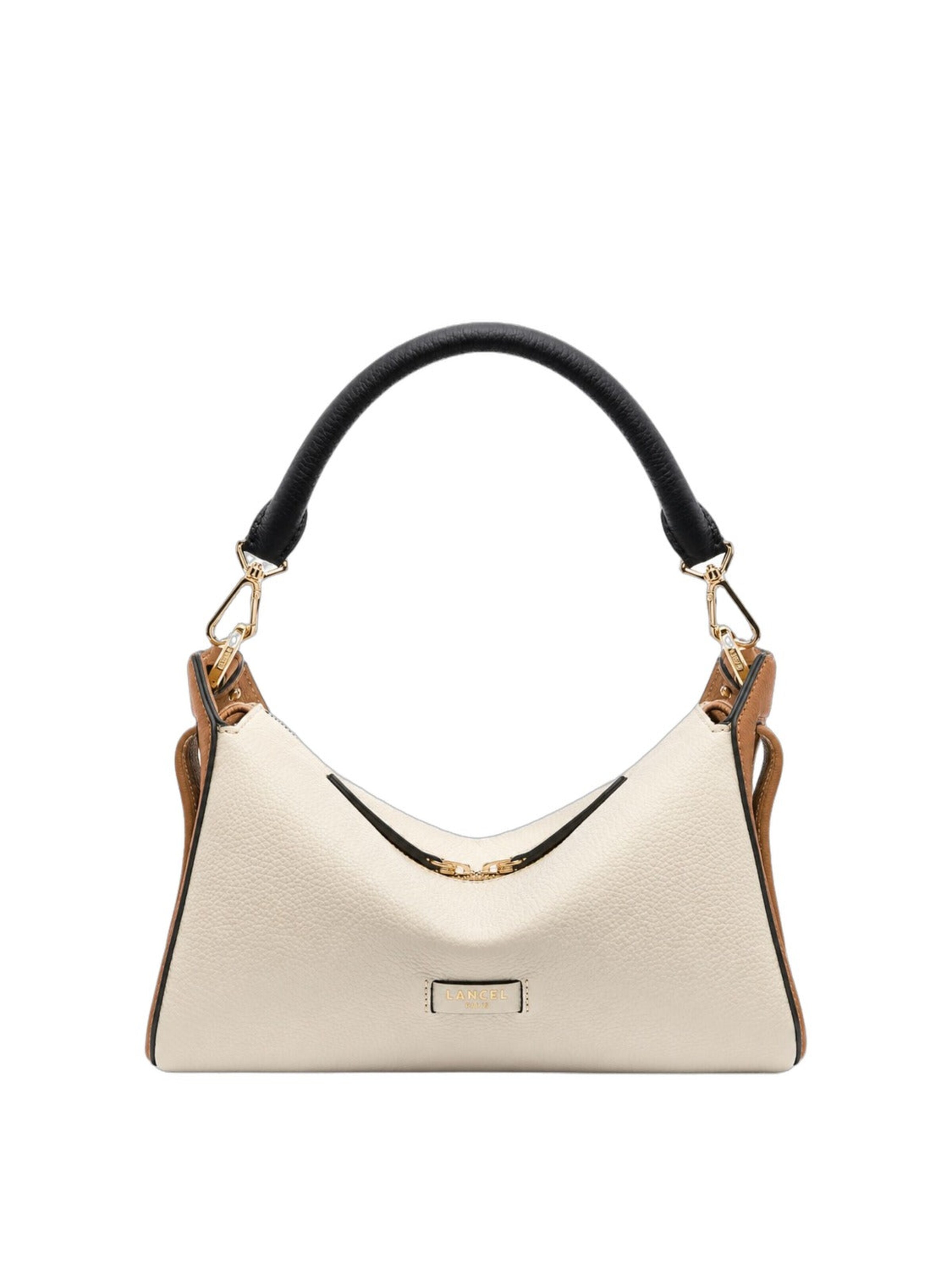 Sac bandoulière 'Louison' Lancel en beige : devant