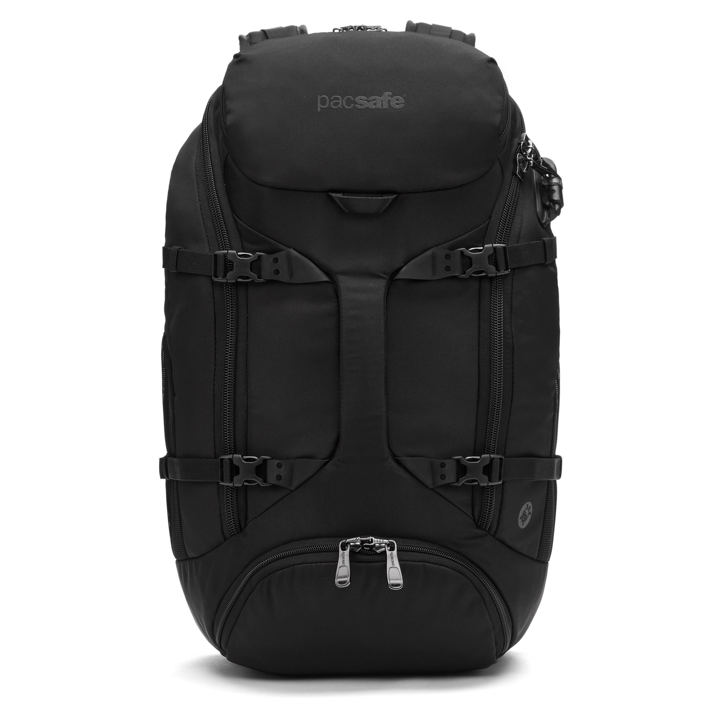 Pacsafe Rucksack 'Venturesafe EXP35' in Schwarz: Vorderseite