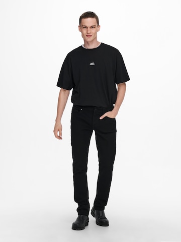 Only & Sons Slim fit Jeans 'Loom' in Black