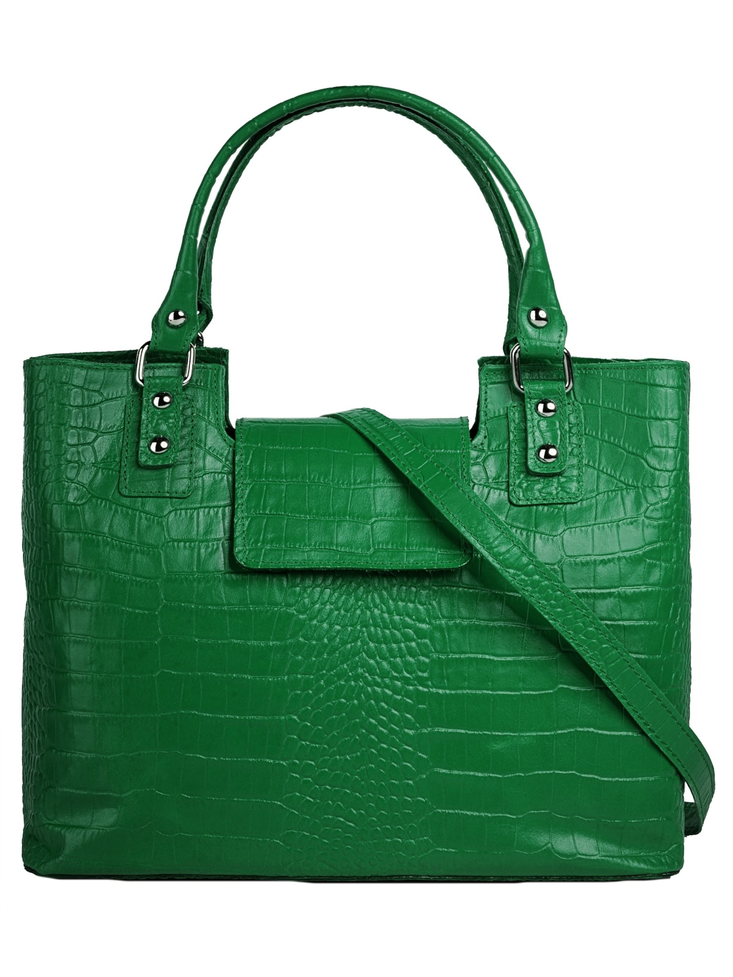 Cluty Handbag in Green: front
