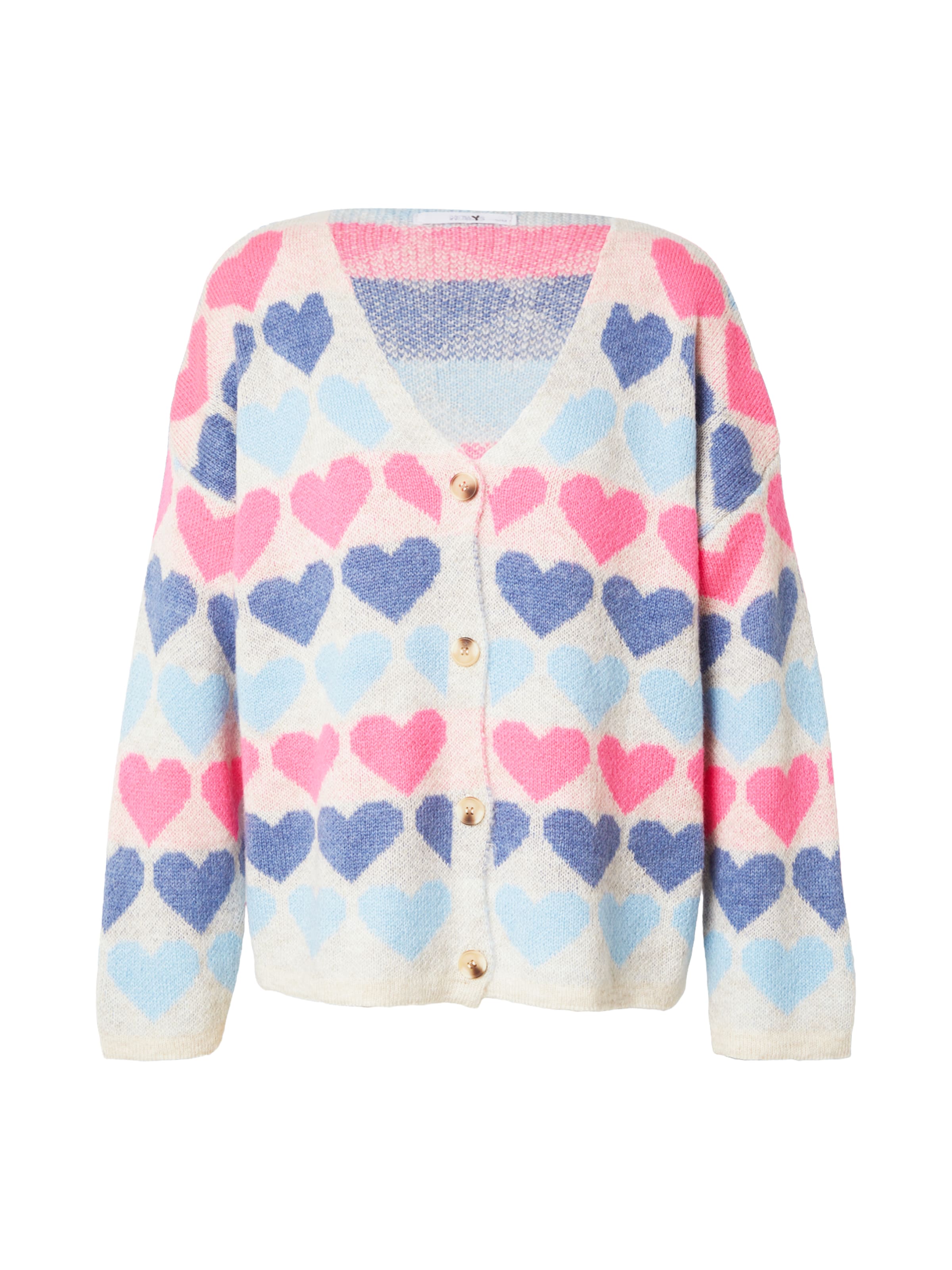 Hailys Chaqueta de entretiempo en XS-S en azul / azul cielo / rosa / offwhite, Vista del producto