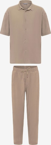 DandaloJednodijelna pidžama - bež boja: prednji dio