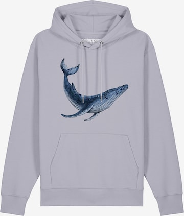Felpa 'Wal' di Watapparel in lilla: frontale