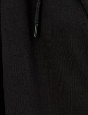 Koton Zip-Up Hoodie in Black