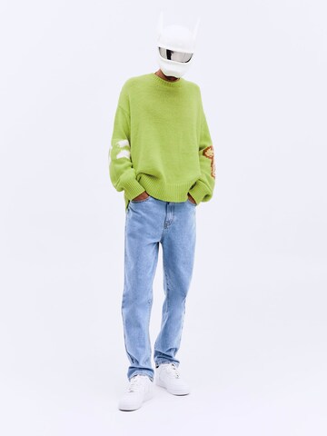 Smiles Sweater 'Yassin' in Green