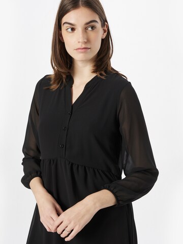 Sublevel Shirt Dress in Black