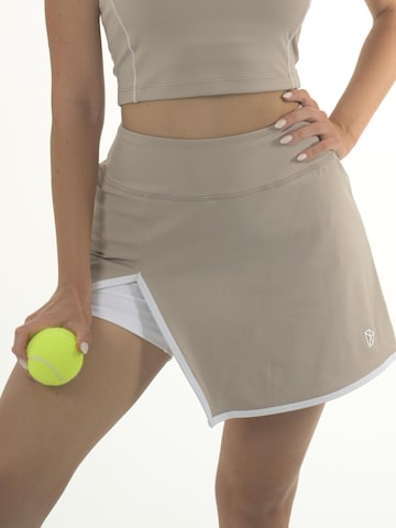 DRILLS Apparel Sportrock 'RACQUET DRILLS Skort Atmosphere / White'‌‌‌‌‌‌‌‌‌‌ in Beige