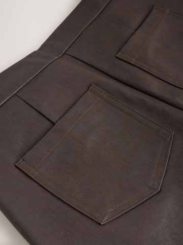 Next Bootcut Hlače na rob | rjava barva