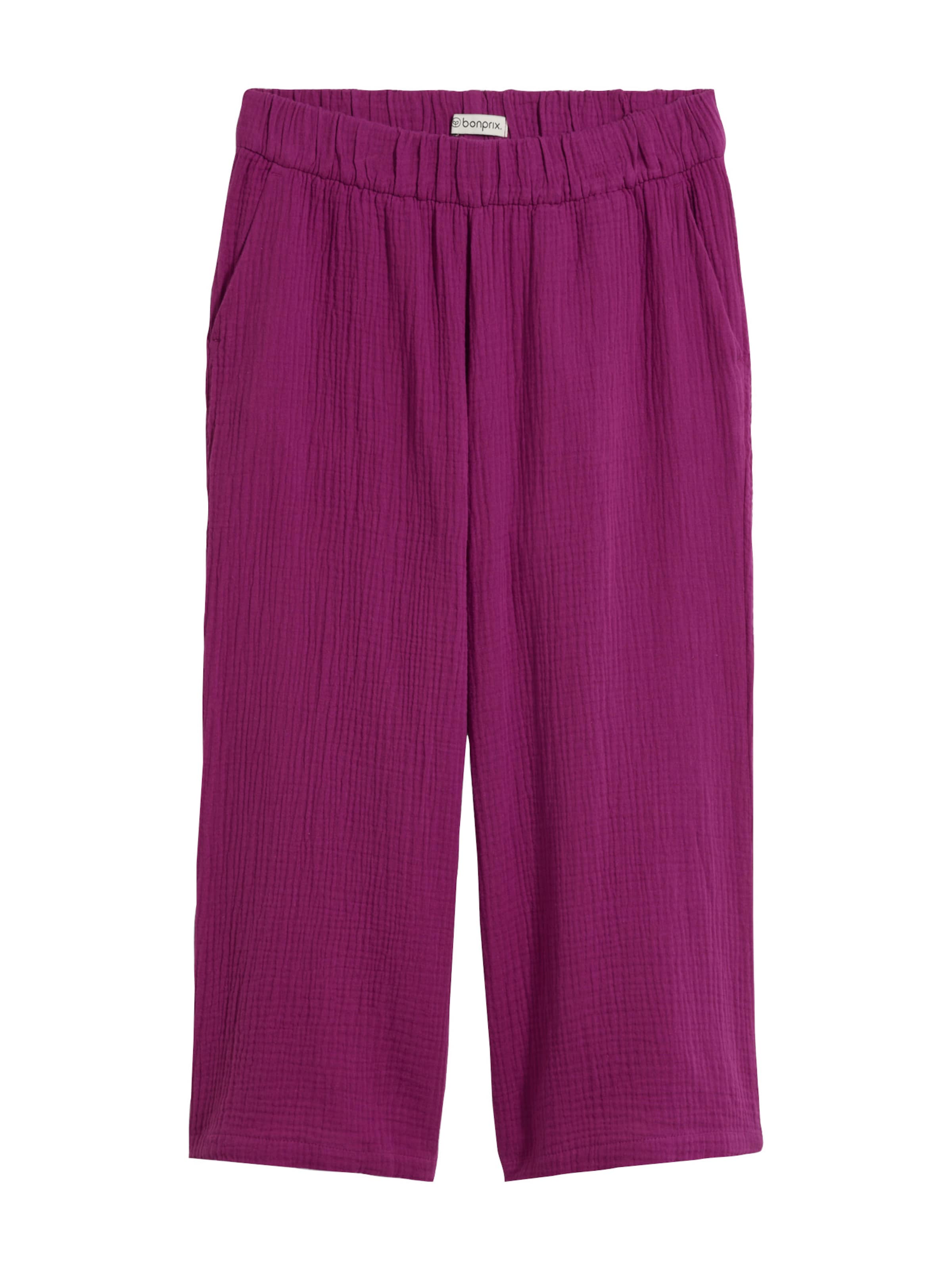 bonprix Loosefit Hose in Lila: Vorderseite