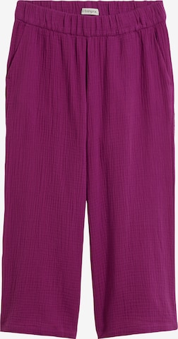 Largi Pantaloni de la bonprix pe mov: față