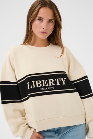 Kaffe Sweatshirt i beige