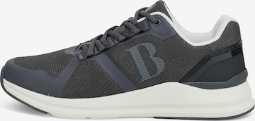 Baskets basses Boggi Milano en gris : devant