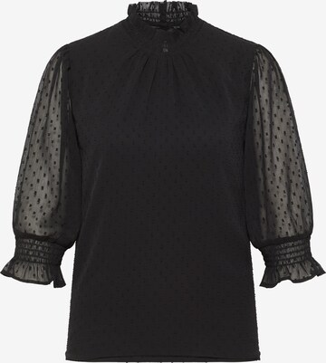 DreiMaster Vintage Blouse in Black: front