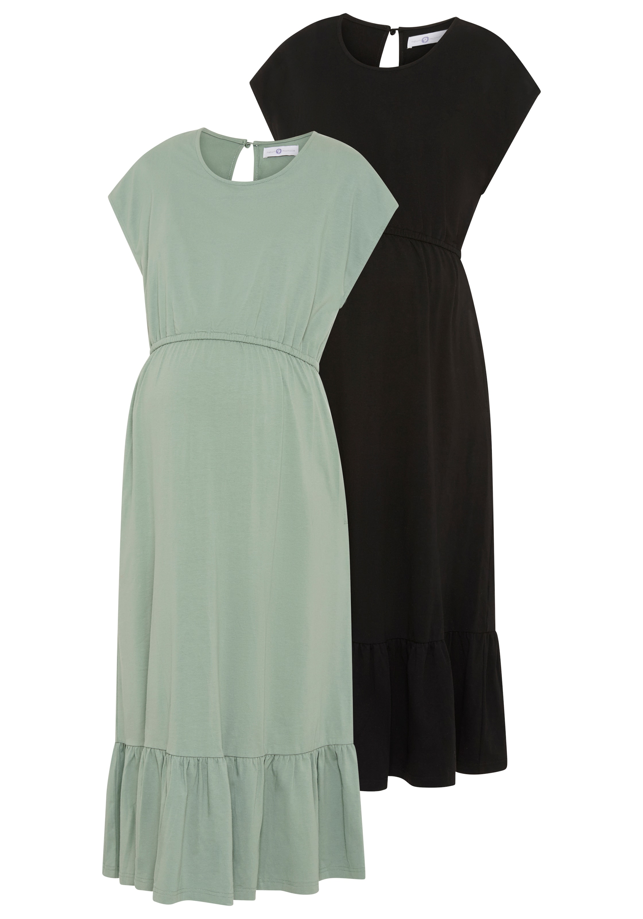 Neun Monate Dress in Mint / Black, Item view