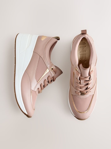 Next Кроссовки на платформе в Бежевый