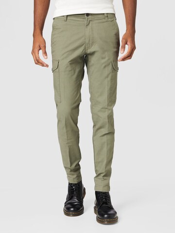 Coupe slim Pantalon cargo Dockers en vert : devant