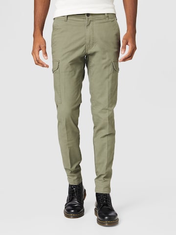 Dockers - Slimfit Calças cargo em verde: frente