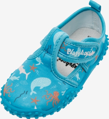 PLAYSHOES Strand-/badschoen 'Meerestiere' in Blauw: voorkant