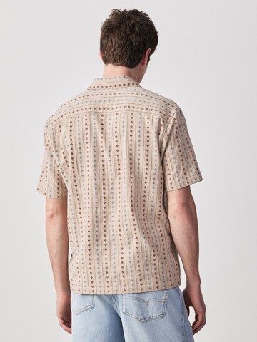 Next Regularny krój Koszula w kolorze brązowy