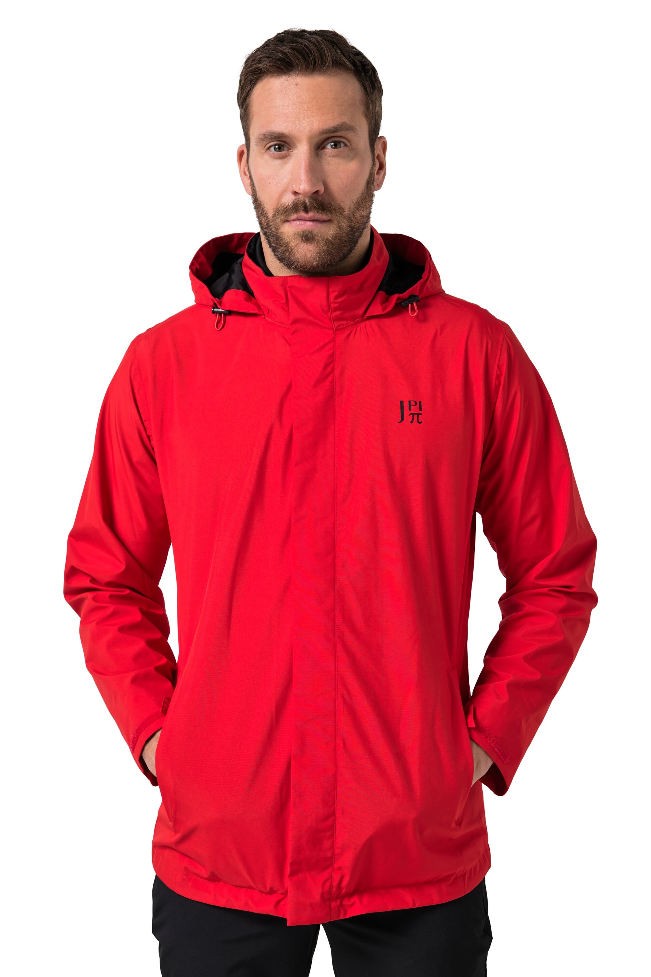 JAY-PI Weatherproof jacket in Red: front