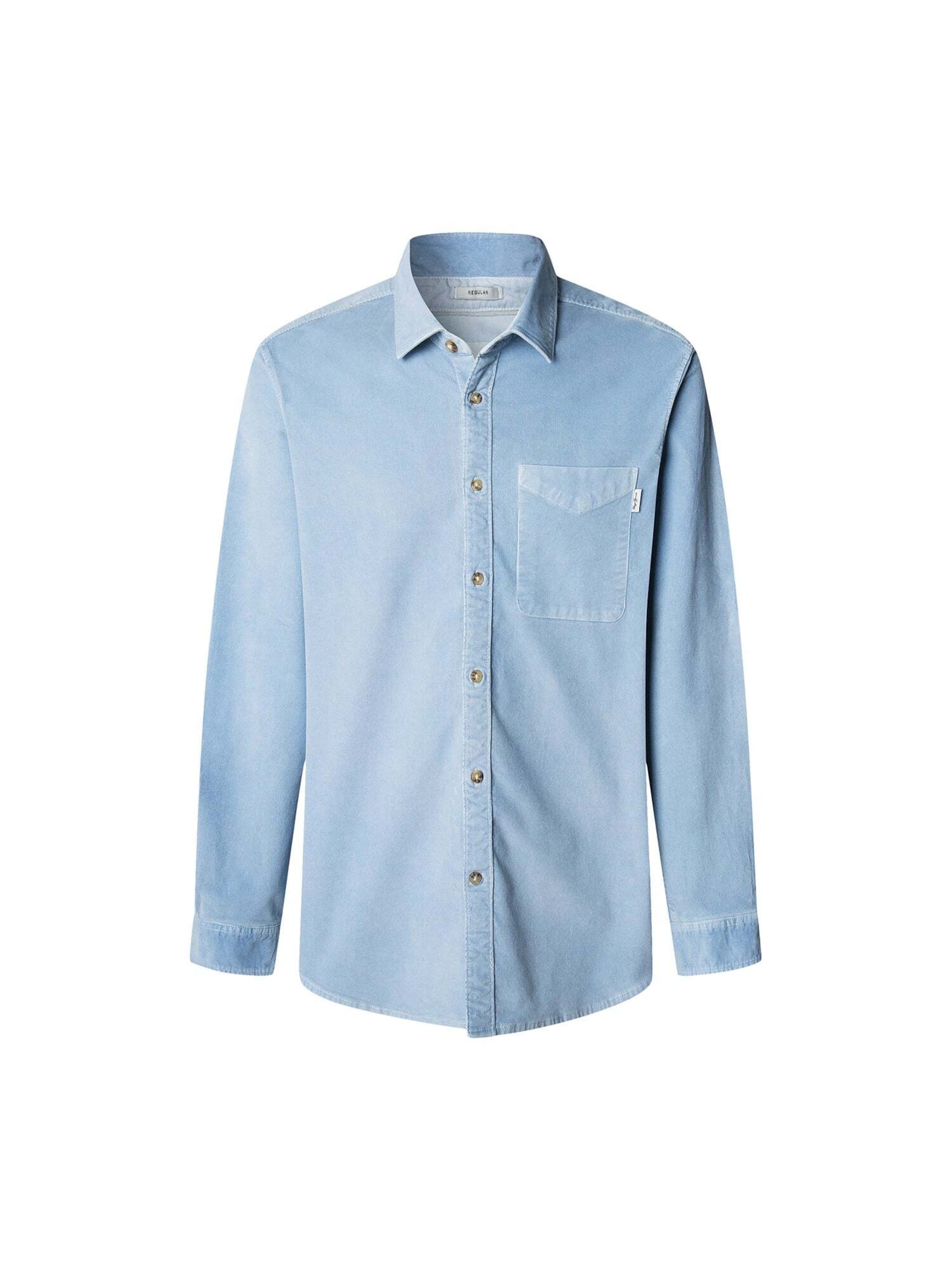 Pepe Jeans Button Up Shirt 'Clayton' in Light blue, Item view
