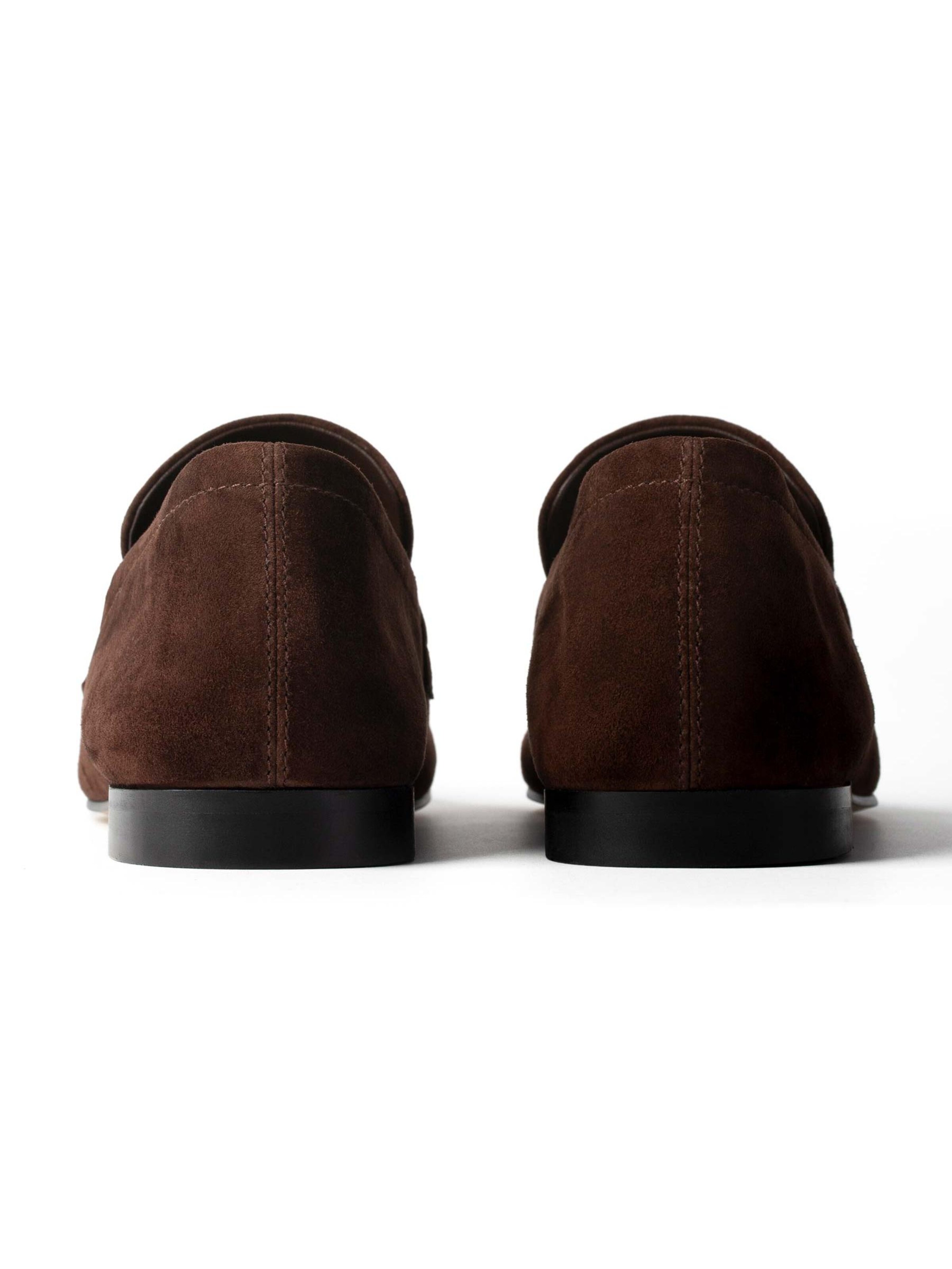 L37 HANDMADE SHOES Slipper 'VELVET RIOT' i brun