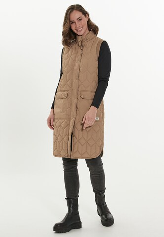 Weather Report Sports Vest 'Beah' in Beige