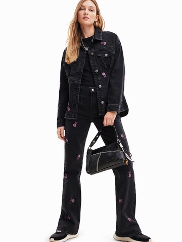 Desigual Bootcut Jeans 'VIDIN' in Schwarz